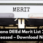 Haryana DElEd Merit List 2025 Released – Download Now