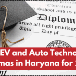 Best EV and Auto Technology Diplomas in Haryana for 2025 – Course Guide