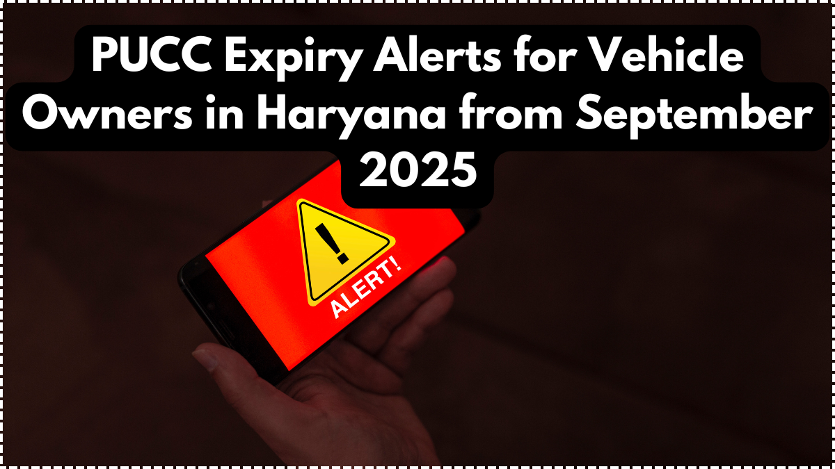PUCC Expiry Alerts for Vehicle Owners in Haryana from September 2025
