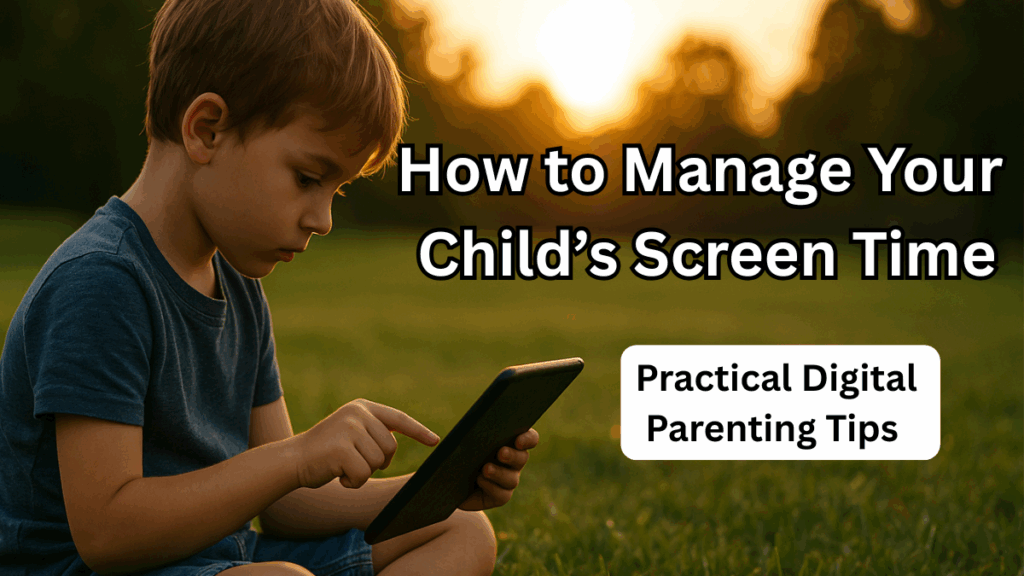 How to Manage Your Child’s Screen Time – Practical Digital Parenting Tips in 2025