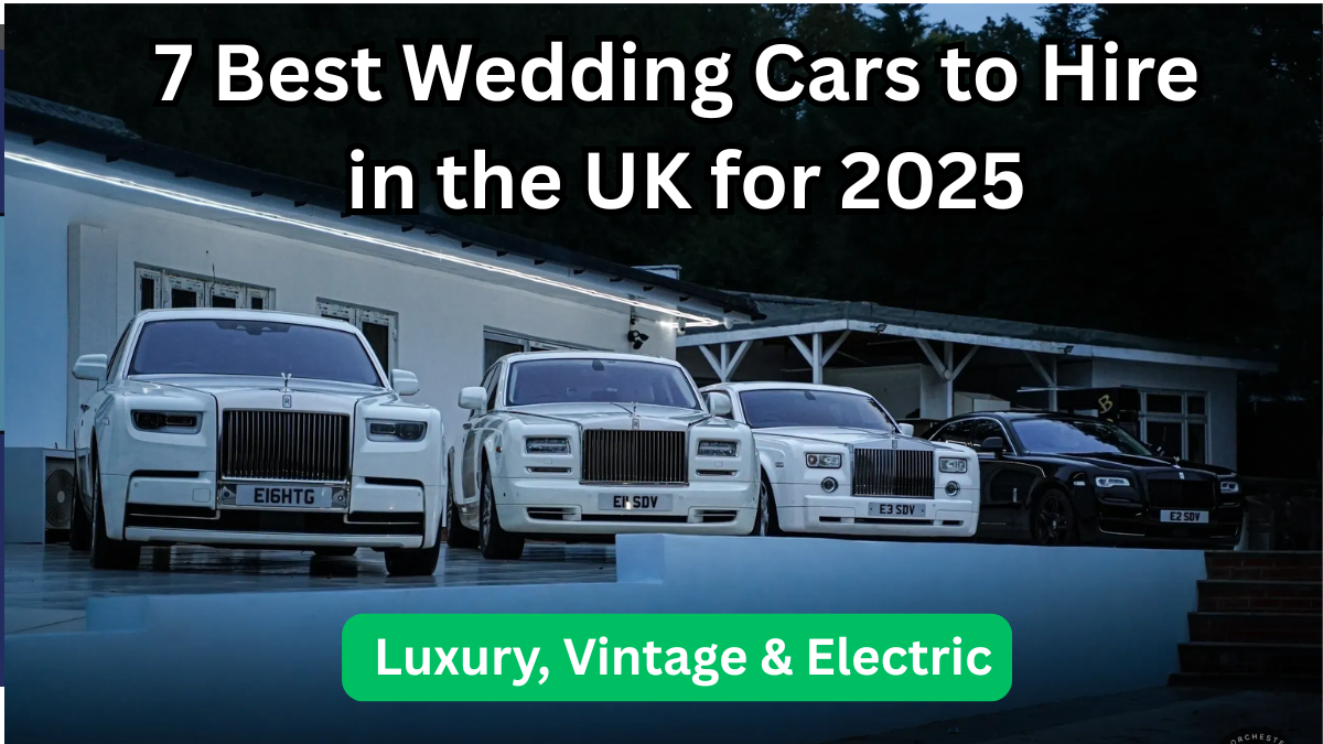 7 Best Wedding Cars to Hire in the UK for 2025 – Luxury, Vintage & Electric