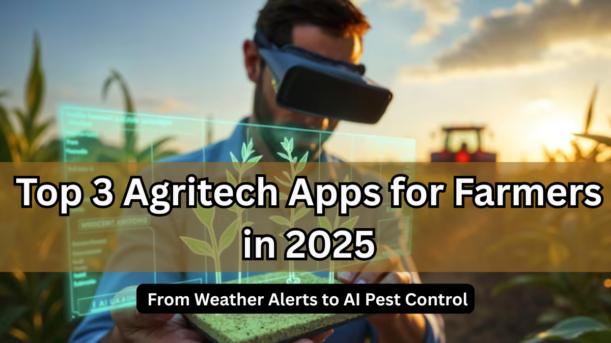 Top 3 Agritech Apps for Farmers in 2025 – From Weather Alerts to AI Pest Control