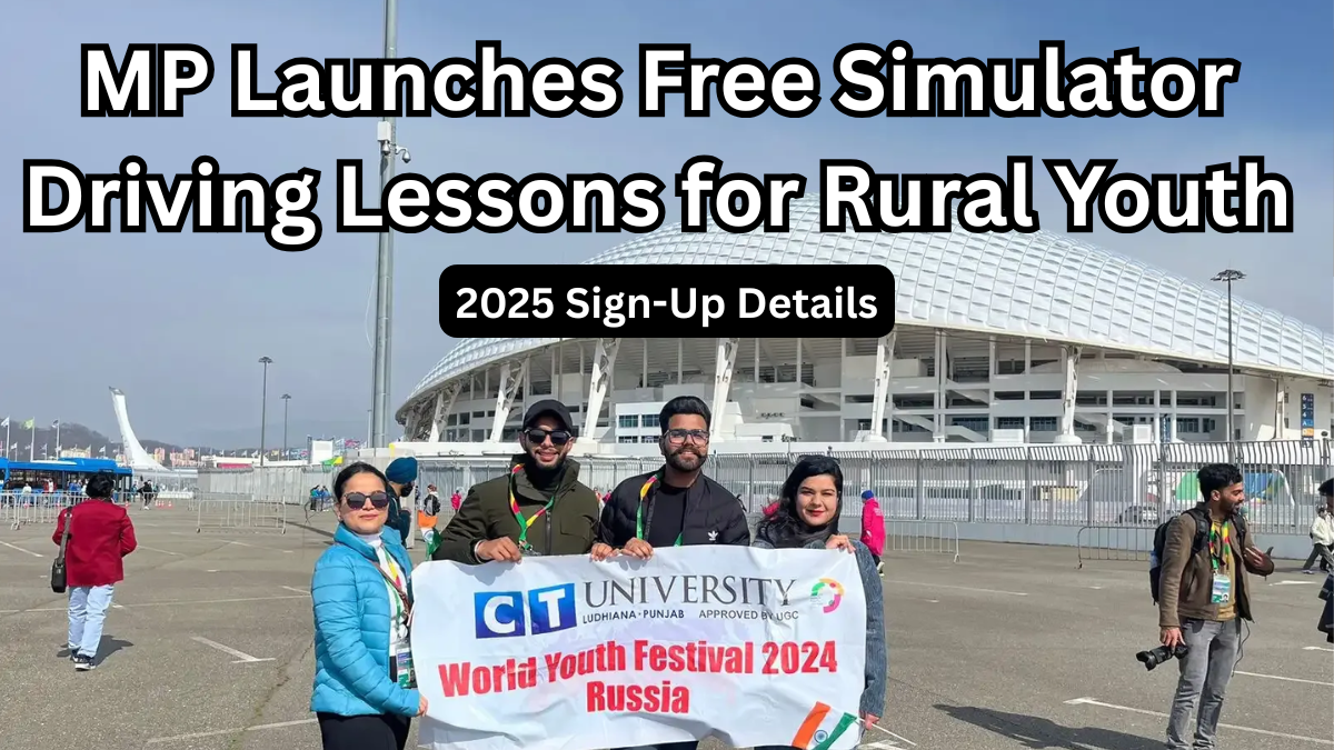 MP Launches Free Simulator Driving Lessons for Rural Youth – 2025 Sign-Up Details