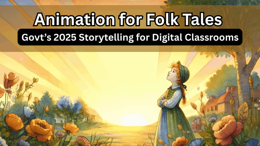 Animation for Folk Tales – Govt’s 2025 Storytelling for Digital Classrooms